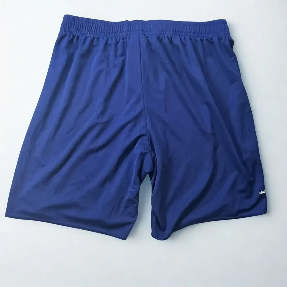 Adidas Athletic Shorts Men’s XL Navy Climalite Basketball Training Gym Warm Up